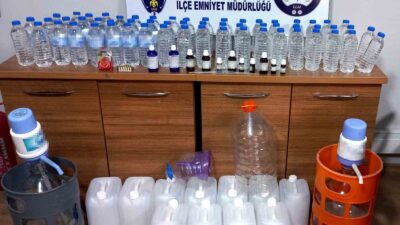 Bursa’da sahte içki operasyonu