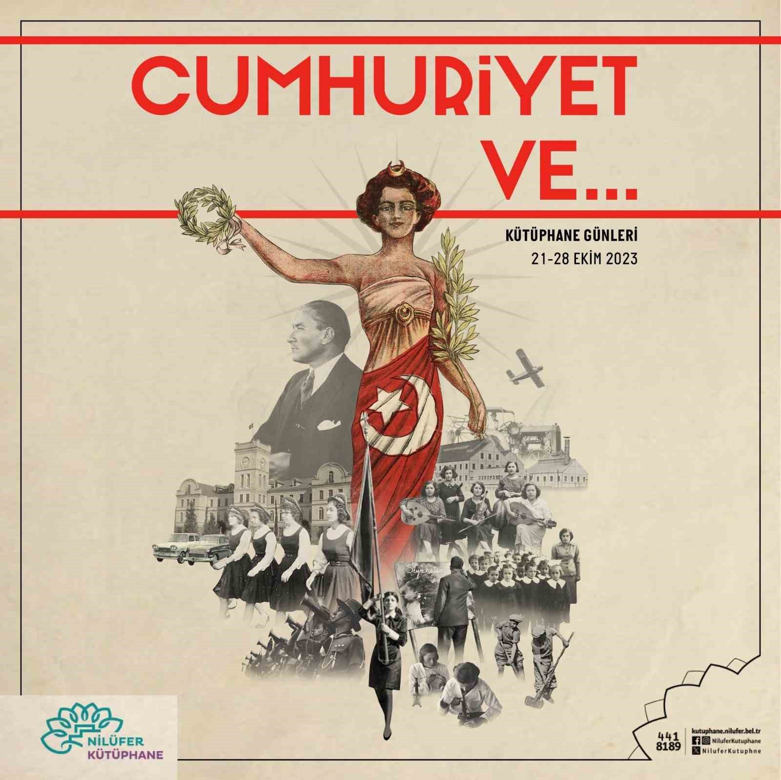 Nilüfer Kütüphane Günleri’nde Cumhuriyet ele alınacak