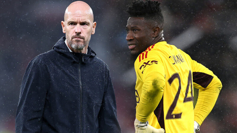 Erik ten Hag’dan Onana yorumu Manchester United'ın teknik direktörü Erik ten Hag, UEFA Şampiyonlar Ligi