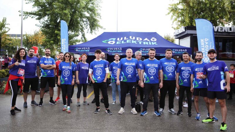 Uludağ Elektrik, Eker I Run Koşusu’nda sporseverlerle bir araya geldi.
