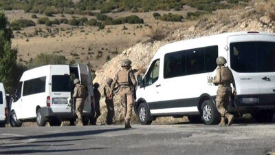 Veterinerin şehit edildiği bölgede bin kişiyle arazi taraması