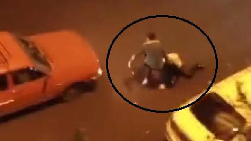 Sokak ortasında dehşet!