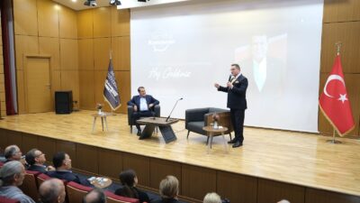 Faik Çelik Mudanya Üniversitesi’nde gençlerle tecrübelerini paylaştı