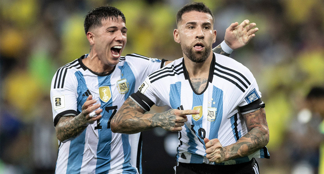 Olaylı maçta Arjantin sevindi