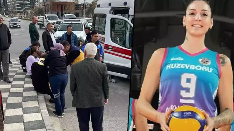 Aksaray’da Kuzeyboru takımında forma giyen milli voleybolcu Büşra Kılıçlı