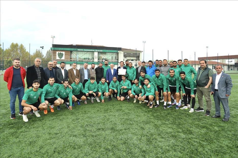 İnegöl Kafkasspor’a destek ziyareti