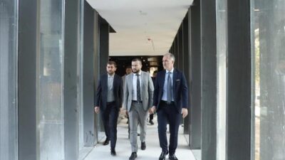 MHP heyeti İnegöl’deki yeni yaşam alanı ve kent meydanını inceledi