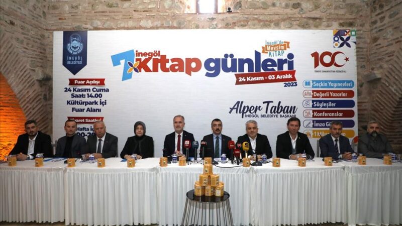7. Kitap Günleri için geri sayım başladı İnegöl Belediyesi’nin bu yıl 7’ncisini gerçekleştireceği Kitap Günleri Fuarının lansmanı