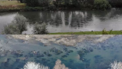Kızılırmak’ta alarm! 5 ayda bu hale geldi: İki fotoğraf, farkı gözler önüne serdi