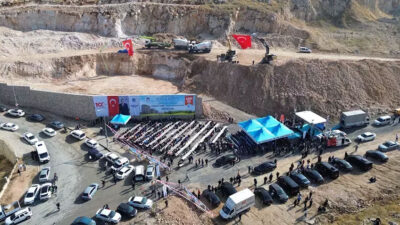 Deprem bölgesinde son durum! 400 sosyal konutun temeli atıldı