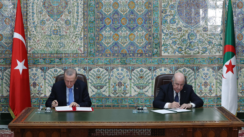 Türkiye ile Cezayir arasında 12 anlaşma imzalandı