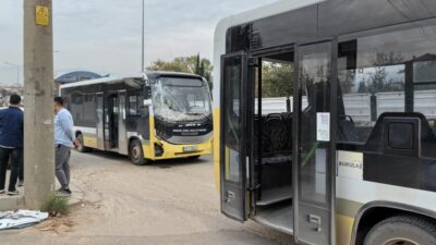 Bursa’da özel halk otobüsleri çarpıştı: Yaralılar var