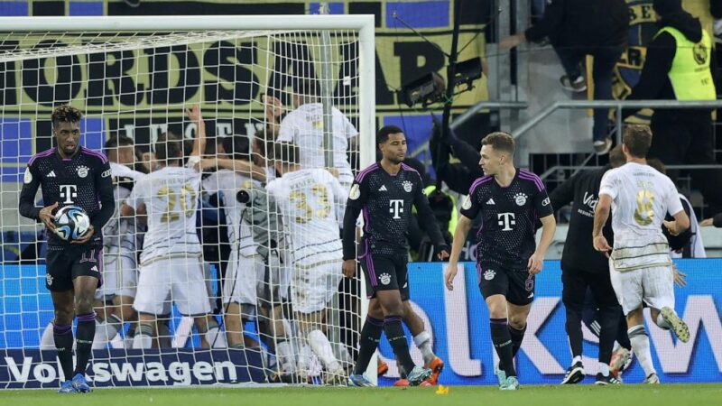 Bayern Münih 3. Lig ekibine elendi Temsilcimiz Galatasaray'la Şampiyonlar Ligi'nde aynı grupta yer alan Bayern Münih,