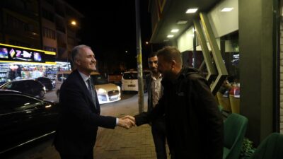 Başkan Taban mermerci esnafıyla buluştu