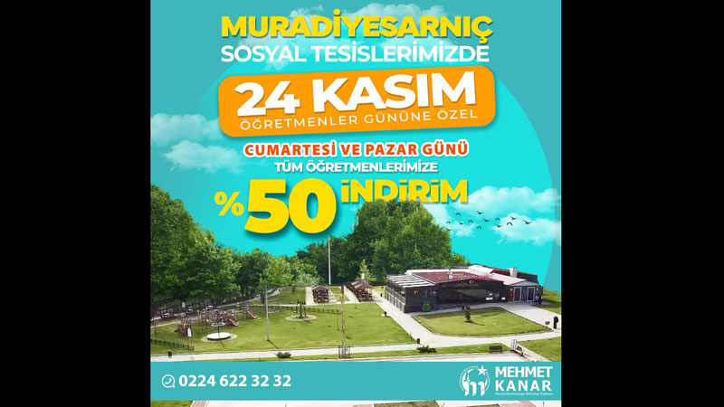 Öğretmenler Günü'nü unutulmaz kılmak isteyen öğretmenlere özel kampanya hazırlayan Mustafakemalpaşa