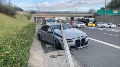 TEM’de zincirleme kaza: 4 yaralı