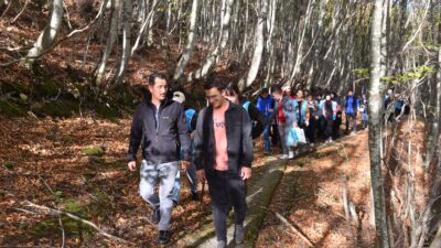 Bursa’da gençler doğa için yürüdü