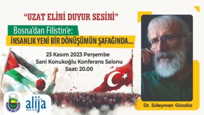 Dr. Süleyman Gündüz Filistin ve Kudüs’ü İnegöl’de anlatacak