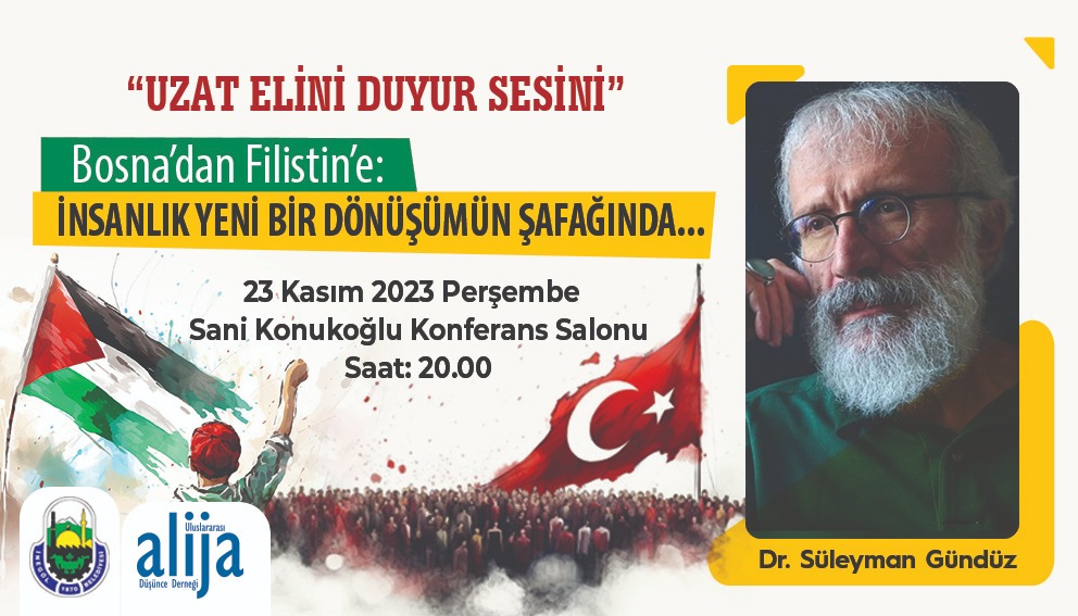 Dr. Süleyman Gündüz Filistin ve Kudüs’ü İnegöl’de anlatacak Dr. Süleyman Gündüz Filistin ve Kudüs’ü İnegöl’de anlatacak