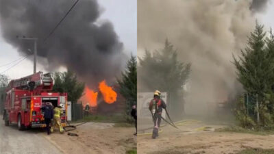 Bursa’da yangın paniği