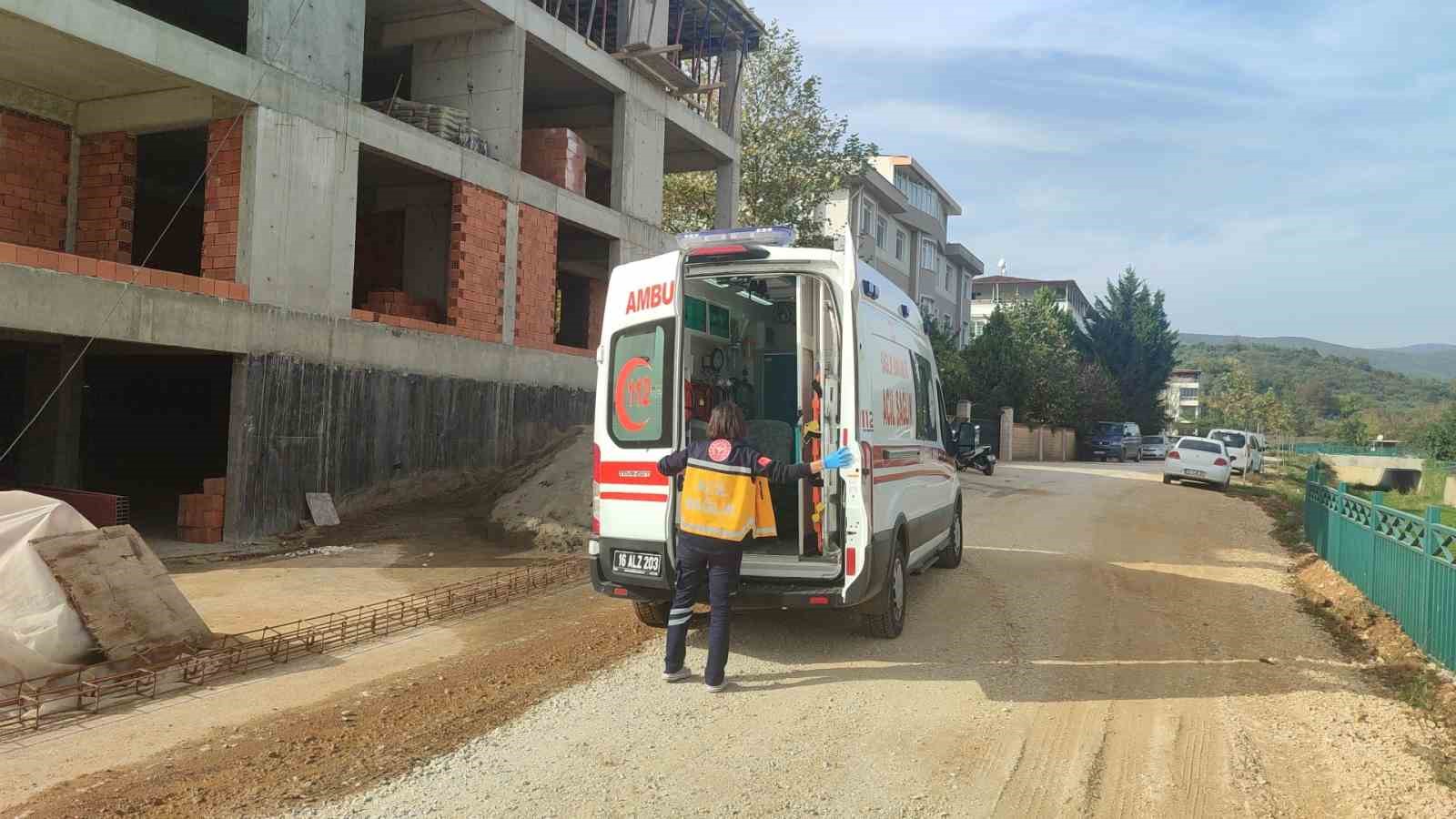 Bursa’da inşaattan feci olay