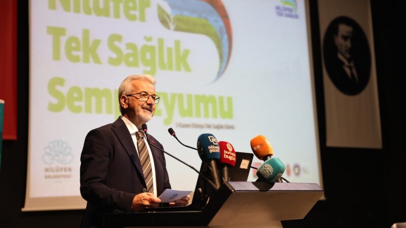 Daha dengeli dünya için ‘Tek Sağlık’ ‘Tek Sağlık’ yaklaşımına dikkat çekmek amacıyla organize edilen Nilüfer Tek