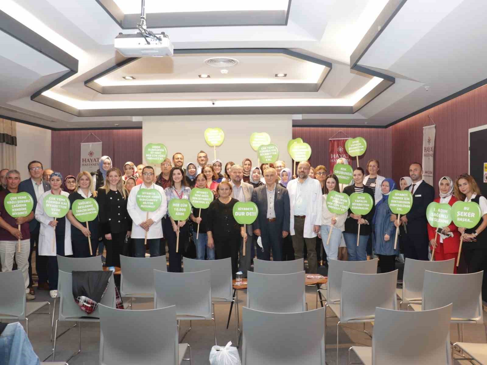 Bursa Hayat Hastanesi’nde Dünya Diyabet Günü etkinliği