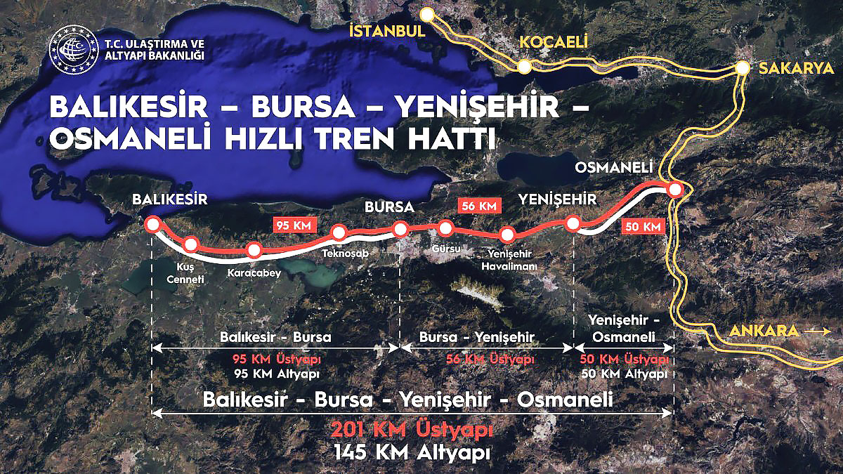 Bursa'nın hızlı tren projesi ne durumda? Bakan Uraloğlu'ndan yeni