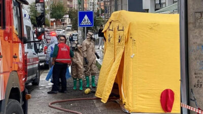 Kargo şubesinde kimyasal sızıntı paniği! 12 kişi hastaneye kaldırıldı
