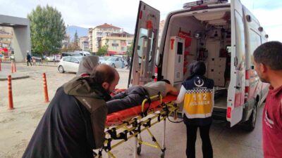 Bursa’da köpeğin saldırdığı inşaat işçisi yaralandı