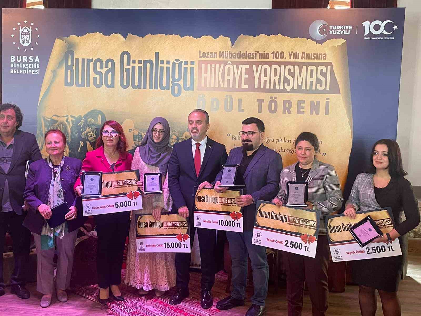 Bursa’da Lozan Mübadelesi’nin 100. yıl temasıyla düzenlenen hikaye yarışması sonuçlandı