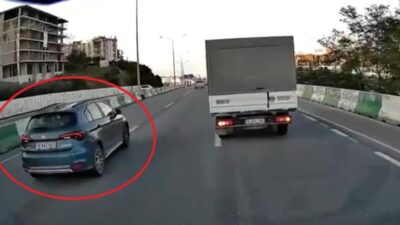 Bursa’da sürücünün refleksi kazayı böyle önledi
