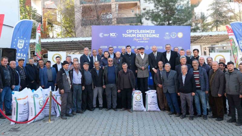 Tarımda verimlilik Büyükşehirle artıyor Bursa’da kırsal kalkınma hedefiyle çiftçiye her alanda önemli destekler sağlayan