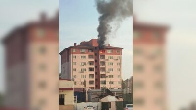 Diyarbakır’da 8’inci Ana Jet Üssü’ndeki lojmanda yangın