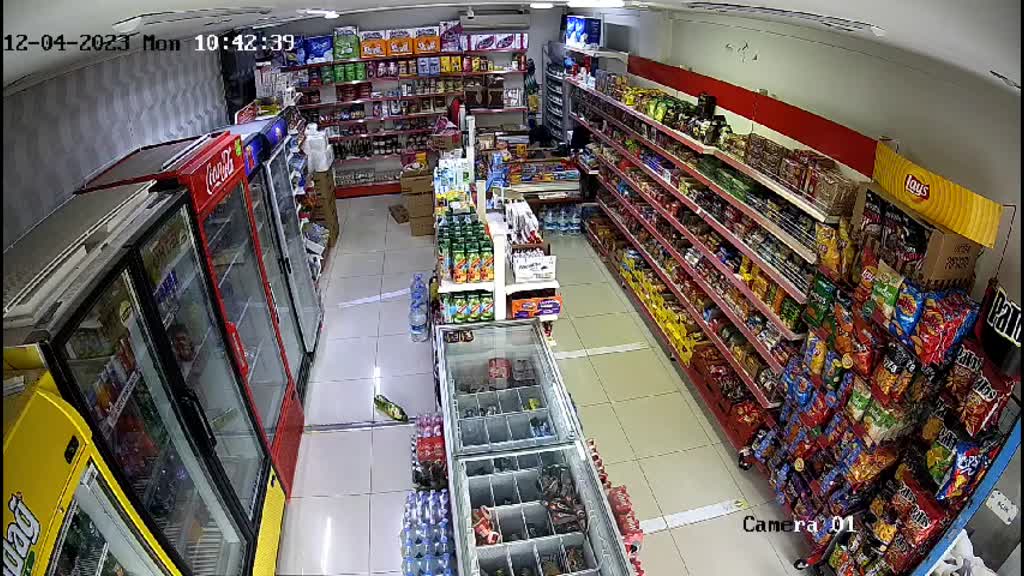 Bursa’daki deprem paniği kamerada