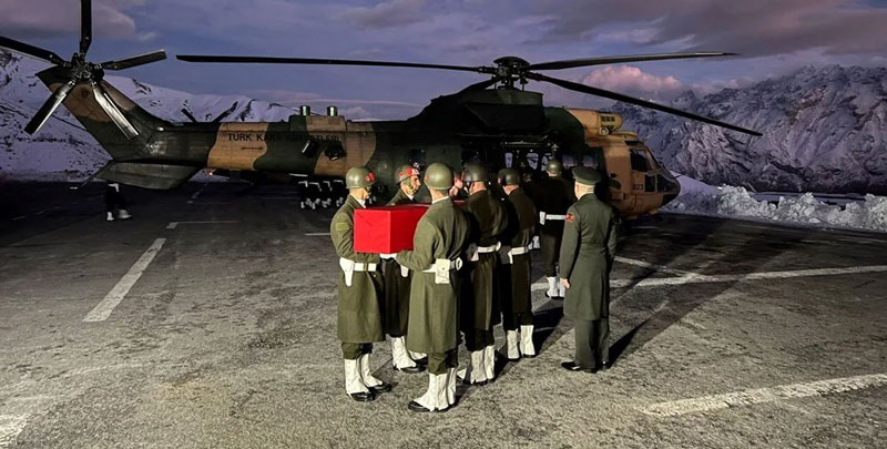 Pençe-Kilit şehitleri, Hakkari’deki törenin ardından memleketlerine uğurlandı
