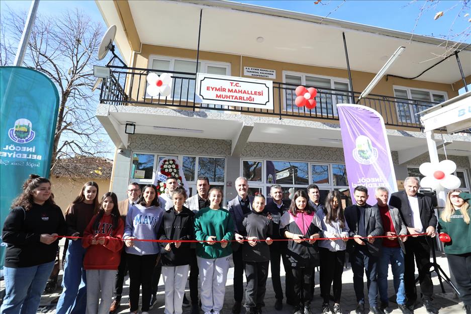 Eymir Mahalle Konağı ve Kızlar Kulübü yenilenen yüzüyle hizmete girdi Eymir Mahalle Konağı ve Kızlar Kulübü yenilenen yüzüyle hizmete girdi