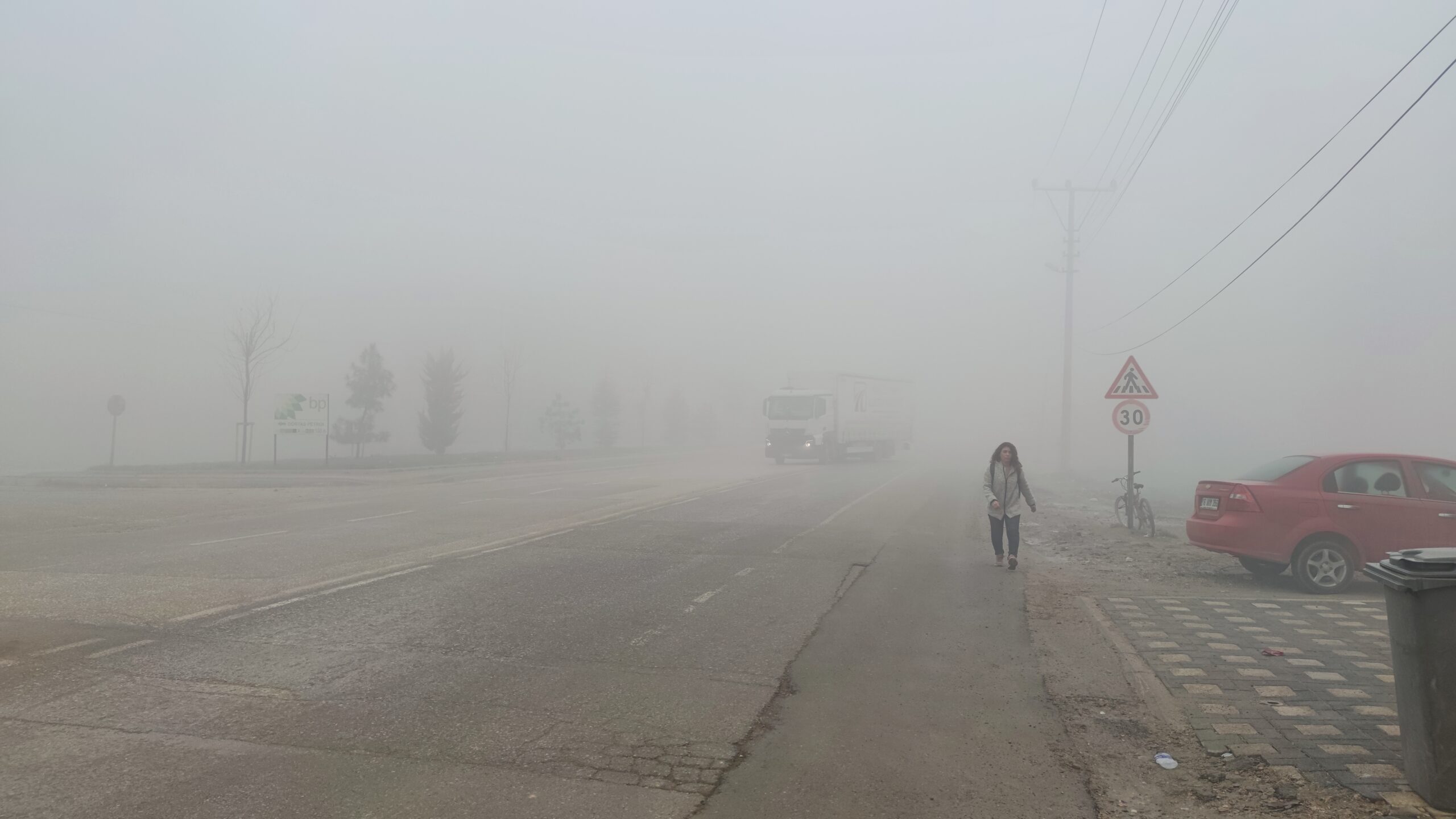 Bursa’da bazı yollarda yoğun sis