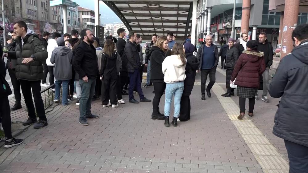 Bursa’da deprem büyük panik yarattı; İşte o anlar!