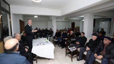 Başkan Taban Özbirlik Sitesi sakinleriyle buluştu