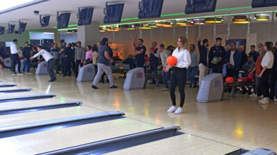 Osmangazi personelinin bowling heyecanı