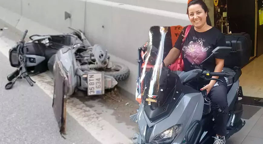 İzmir’de feci kaza! Kurye Zeynep hayatını kaybetti