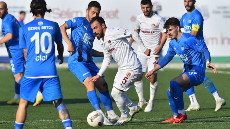 2.Lig’deki Bursa takımının maçında gol yağmuru! İnegölspor, 2 kez öne geçtiği maçta Arnavutköy Belediye ile berabere