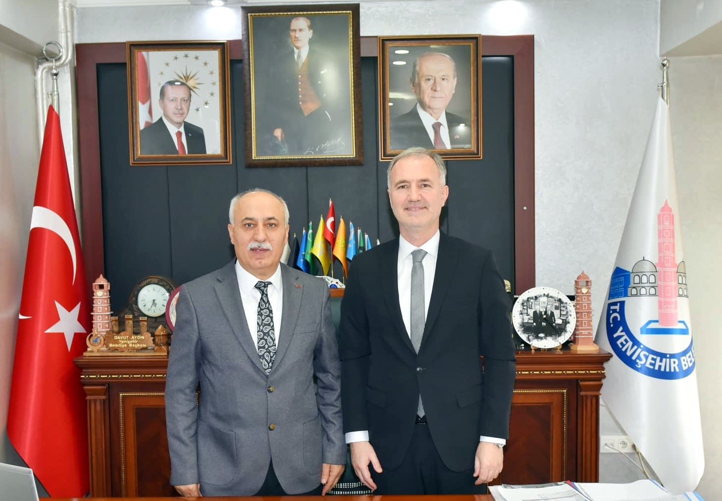 Bursa’da iki başkan bir araya geldi: ‘Cumhur İttifakı’nın en güzel örneklerinde birisi’