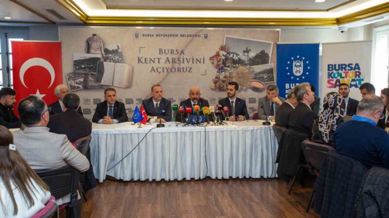 Bursa’nın dijital kent arşivi halka açıldı Geçmişi 8500 yıl öncesi Neolitik Döneme kadar uzanan Bursa ile