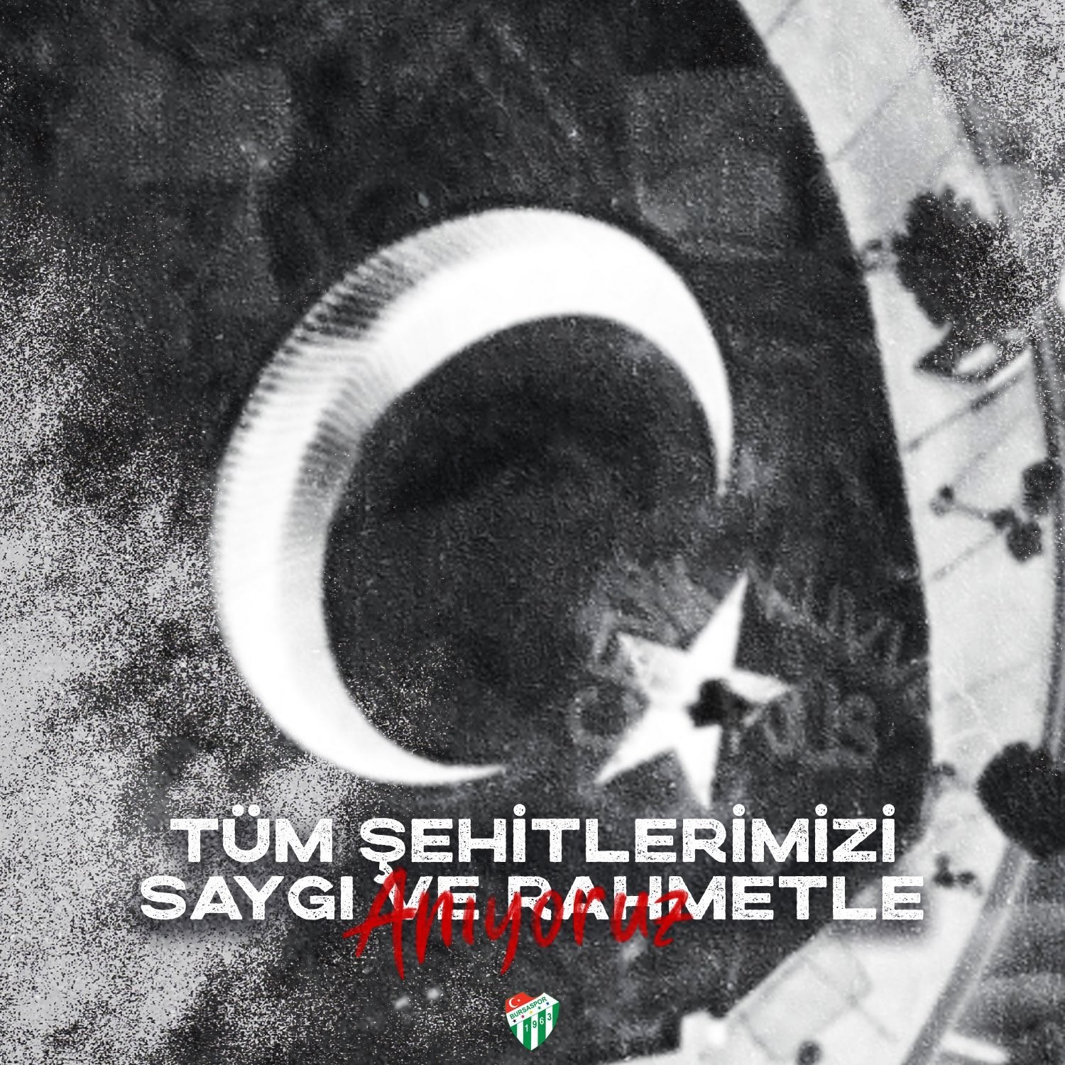 Bursaspor Kulübü hain saldırıyı unutmadı Bursaspor Kulübü hain saldırıyı unutmadı