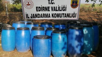 2 ton kaçak içki ele geçirildi