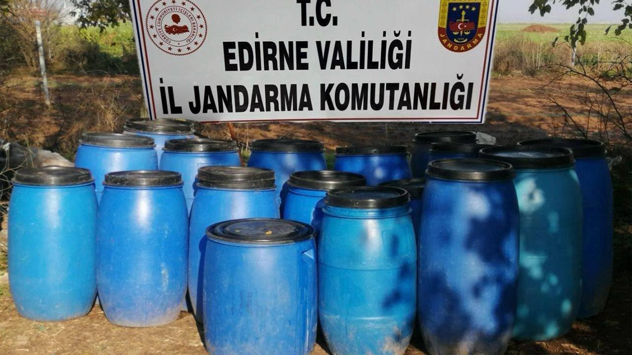 2 ton kaçak içki ele geçirildi