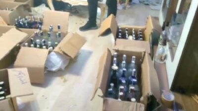 Sahte içki operasyonu: 3,5 ton ele geçirildi