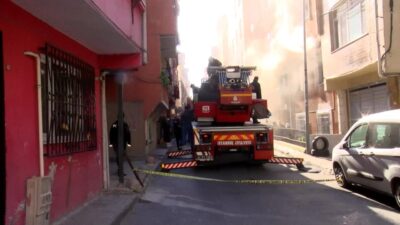 4 katlı apartmanda yangın